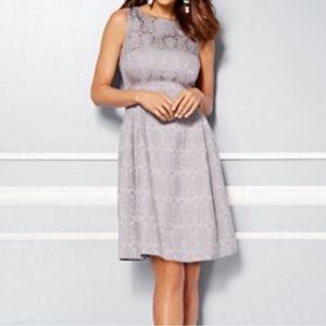 Eva Mendes Collection Lavender Paisley Dress -